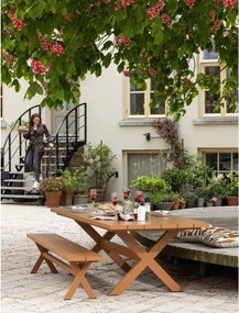 Masă de grădină din aluminiu 100x220 cm Delta – Exotan