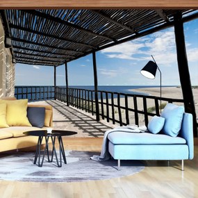 Fototapet - Privire spre plajă (152,5x104 cm)