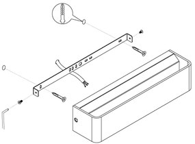 Eglo 98426 - Aplică perete LED SANIA LED/12W/230V