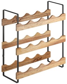 Suport pentru sticle de vin din lemn număr de sticle 12 York – Metaltex