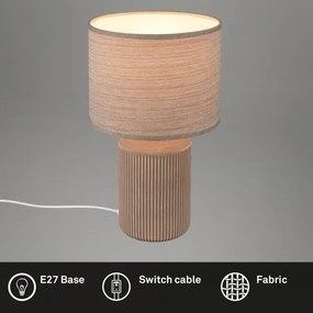 Brilo - Lampă de masă INO 1xE14/10W/230V maro