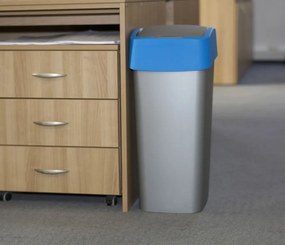 Coș de gunoi FLIPBIN 25l - albastru CURVER