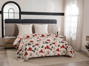 Cuvertura de pat FARM HOUSE, crem Dimensiune: 220 x 240 cm