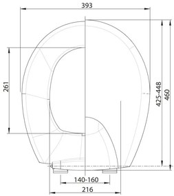 Capac WC Wirquin Expert , alb - 20950144