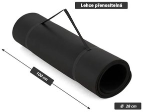 MAXXIVA Covor de gimnastică , 190x100x1,5 cm, negru
