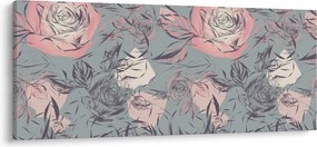 Tablou - Trandafir (120x50 cm)
