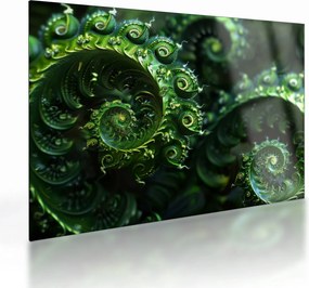 Tablou pe sticlă - Spirale (70x50 cm)