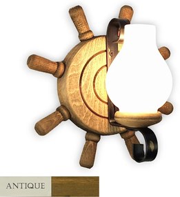 Aplica de perete rustica fabricata manual din lemn Timona WOOD-TI-AP1