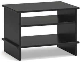 Noptieră neagră cu rafturi Inari – Teulat