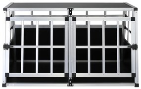 Deuba Alu - lada pentru caini XL - 89 x 70 x 51 cm