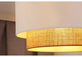 Lustră aplicată Duolla BOHO 1xE27/15W/230V d. 45 cm alb/maro