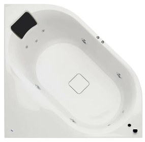 Cada cu hidromasaj Gala Center Flex 135x135 cm 9 duze