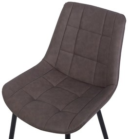 Set 2 buc. scaune pentru sufragerie Morose (maro închis). 1009939