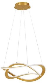 Lustra LED suspendata Celestia auriu