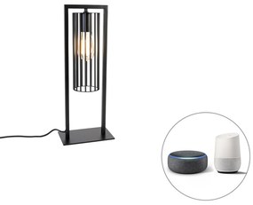 Lampă de masă inteligentă modernă neagră incl. Wifi ST64 - Balenco Wazo