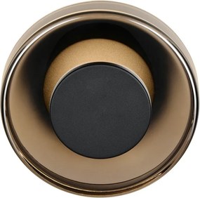 Aplică de perete negru-mat LED cu intensitate reglabilă ø 22 cm Celeste – Trio