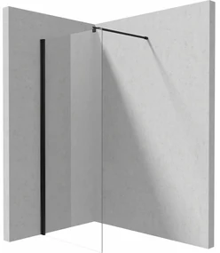 Paravan de dus Deante Kerria Plus negru mat 90x200 cm
