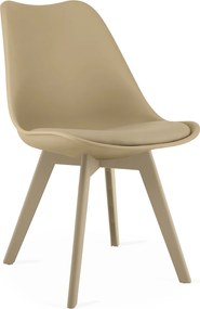 OFERTA Scaun bej BALI MARK cu picioare bej II. calitate