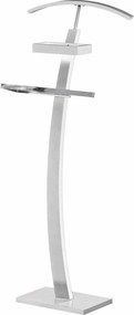 Stander haine WU13, alb, otel/lemn, 32x20x117 cm