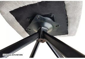 Scaun rotativ Azalia gri/negru Brego07
