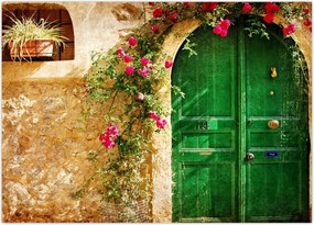 Tablou - Ușă veche (70x50 cm)