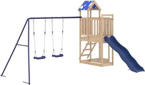 vidaXL Set de joacă pentru exterior, lemn masiv de pin