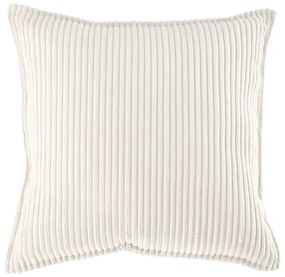 Pernă decorativă pentru copii crem cu tapițerie din catifea reiată Block – Wigiwama