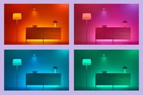 WiZ - Bandă LED RGBIC dimabilă 4m LED/10,2W/5V 2700-6500K Wi-Fi