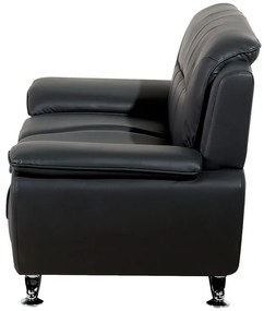 Canapea 2 locuri Leyton (negru) . 1008772