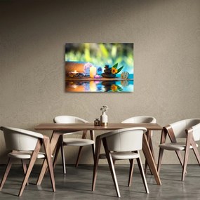 Tablou pe sticlă - Relaxare (70x50 cm)