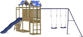 vidaXL Set de joacă pentru exterior, lemn de pin impregnat