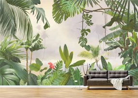 Tapet Premium Canvas - Padurea tropicala