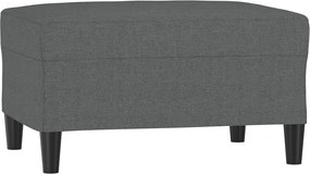 vidaXL Taburet, gri închis, 70x55x41 cm, material textil