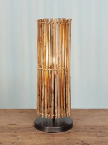 Lampa de masa, din rattan, Savana
