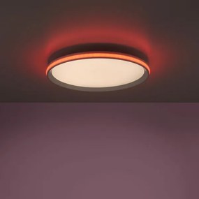 Plafonieră LED RGBW dimabilă GALACTICA LED/28W/230V Leuchten Direkt 15555-16 + telecomandă