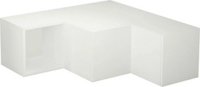 Comoda TV COMPACT, alb, PAL melaminat, 90x30/90x32 cm