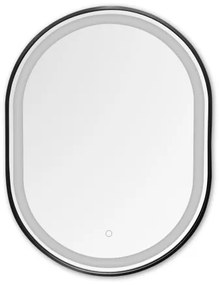 Oglindă LED retroiluminată pentru baie Zuma Line D2383 24W/230V 3000/4000/6000K IP44 negru