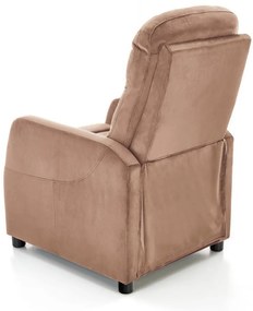 Fotoliu recliner Felipe 2 velvet bej H103 cm