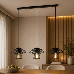 Lustra  negru homs ro11214
