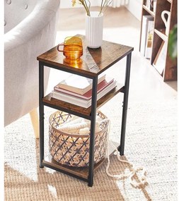Masuta Cafea, Vintage Maro Si Negru, 34 X 58 X 30 Cm