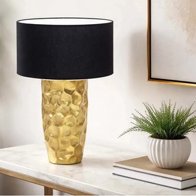 Veioza din aluminiu auriu AURELIA 55cm