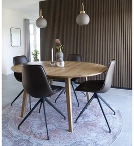 Scaune de dining maro 2 buc. Monaco – House Nordic