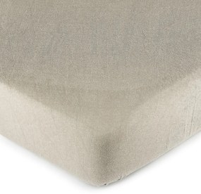 Cearșaf de pat jersey 4Home, gri, 90 x 200 cm