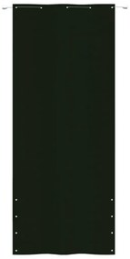 Paravan de balcon, verde inchis, 100x240 cm, tesatura oxford Morkegronn, 100 x 240 cm