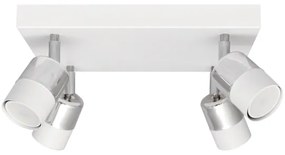 Spot LED TUBSSON 4xGU10/4,8W/230V alb/crom lucios