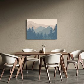 Tablou - Munții Turcoaz N⁰2 (90x60 cm)