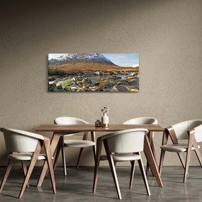 Tablou - Munte cu râu (120x50 cm)