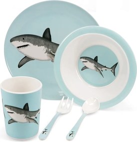 Set de veselă pentru copii 5 buc. Sharks – Rex London