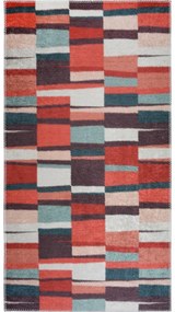 Covor roșu lavabil 120x180 cm Blocks of Fun – Vitaus