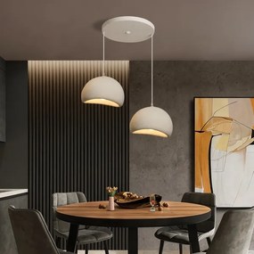 BRILAGI - Lustră suspendată pe cablu WABI SABI 2xE27/60W/230V albă